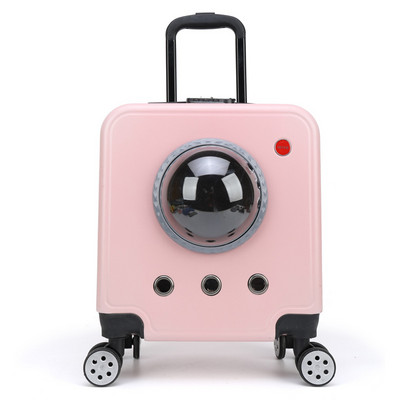 Torba za mačke Prijenosna kolica za kućne ljubimce Pas Mačka Prtljaga PC Velikog kapaciteta Brava s kodiranom bravom Torbica za letenje Nosači za prijevoz mačaka za kućne ljubimce