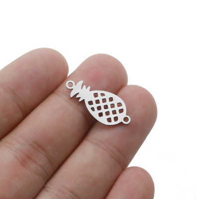 5 kom/lot Zlatna narukvica s konektorom od nehrđajućeg čelika u obliku ananasa DIY Nalaz za nakit Komponente Metalne naušnice za izradu dodataka