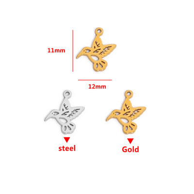 20 komada kruna od nehrđajućeg čelika, leptir od perja, više stilova, privjesak s malim listovima, DIY ogrlica, narukvica za izradu nakita