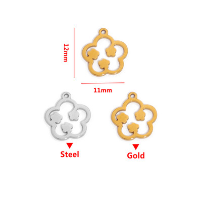 20 komada kruna od nehrđajućeg čelika, leptir od perja, više stilova, privjesak s malim listovima, DIY ogrlica, narukvica za izradu nakita