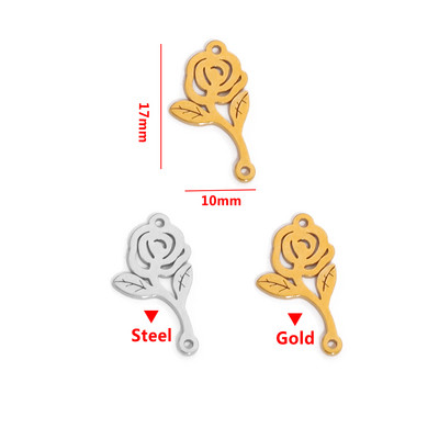 20 komada kruna od nehrđajućeg čelika, leptir od perja, više stilova, privjesak s malim listovima, DIY ogrlica, narukvica za izradu nakita