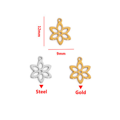 20 komada kruna od nehrđajućeg čelika, leptir od perja, više stilova, privjesak s malim listovima, DIY ogrlica, narukvica za izradu nakita
