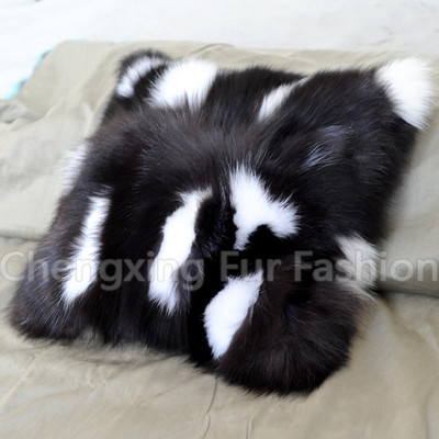 Besplatna dostava CX-D-52 Novi proizvodi Veleprodaja jastučnice od patchwork lisičjeg krzna
