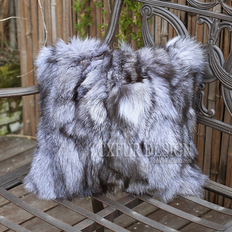 Besplatna dostava CX-D-52 Novi proizvodi Veleprodaja jastučnice od patchwork lisičjeg krzna