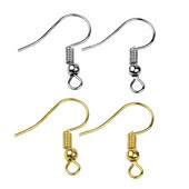 50 tk 316 roostevabast terasest kullatud kõrvarõngas, konks, traat, DIY ehted.