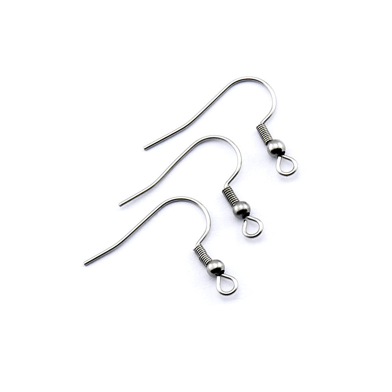 50 tk 316 roostevabast terasest kullatud kõrvarõngas, konks, traat, DIY ehted.