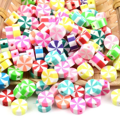 Slatke bombone perle od polimerske gline labave perle za odstojnike za izradu nakita DIY pribor za narukvice