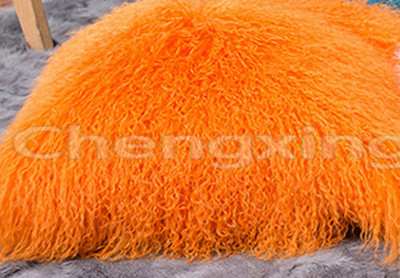 Besplatna dostava CX-D-04R Dodaci za uređenje doma izrađeni po mjeri Mongolski jagnjeći krzneni jastuk