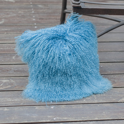 Besplatna dostava CX-D-04R Dodaci za uređenje doma izrađeni po mjeri Mongolski jagnjeći krzneni jastuk