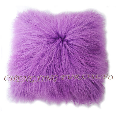 Besplatna dostava CX-D-04R Dodaci za uređenje doma izrađeni po mjeri Mongolski jagnjeći krzneni jastuk