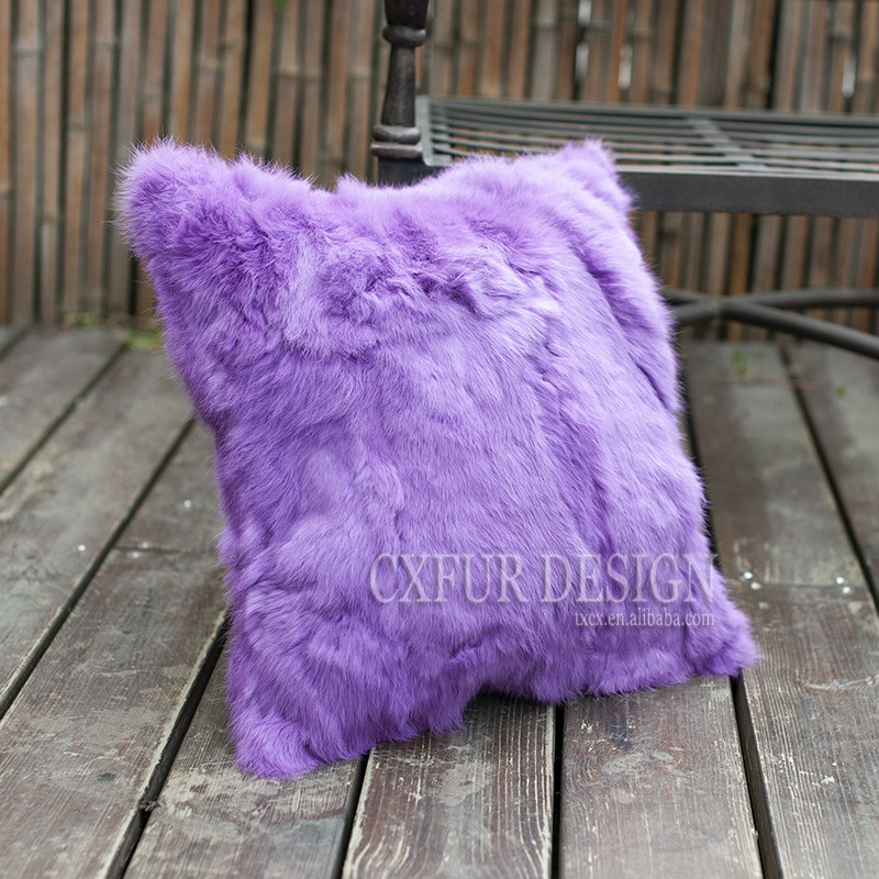 Besplatna dostava CX-D-17R Fantastično krzno od pravog zečjeg krzna, patchwork jeftinog dizajna