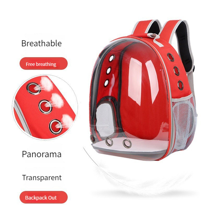 Torba za mačke Prozračna prijenosna torba za mačke Putna prijenosna ruksak za prijevoz mačaka Putna ruksak za putovanja i psa Prozirna svemirska ruksak za kućne ljubimce