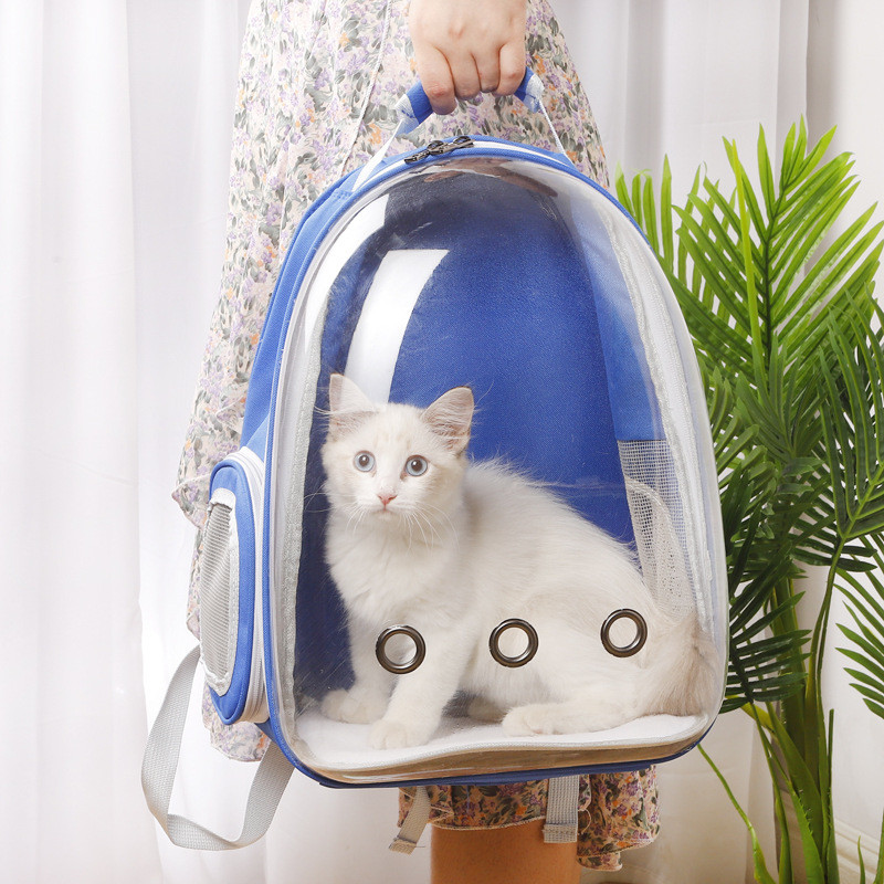 Panoramski prozirni ruksak za kućne ljubimce Svemirska torba za mačke Vanjska prijenosna porozna prozračna torba Potrepštine za kućne ljubimce