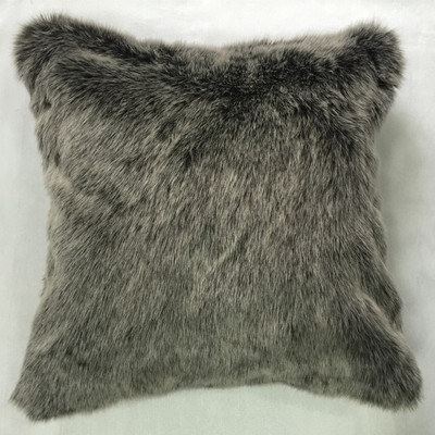 Kućna ukrasna tamno siva jastučnica od umjetnog krzna Akrilna jastučnica za kauč za dnevnu sobu