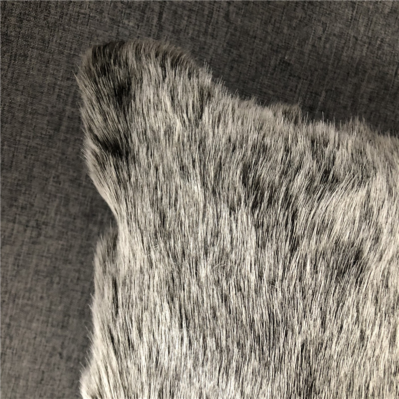 Kućna ukrasna tamno siva jastučnica od umjetnog krzna Akrilna jastučnica za kauč za dnevnu sobu