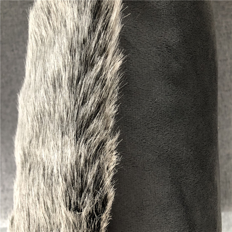 Kućna ukrasna tamno siva jastučnica od umjetnog krzna Akrilna jastučnica za kauč za dnevnu sobu