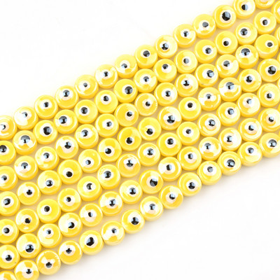 8MM10MM Perle za oči s dvostrukim licem Keramičke perle Trgovina Spacer Evil Charms za izradu nakita Diy narukvica Abalorios Kralen