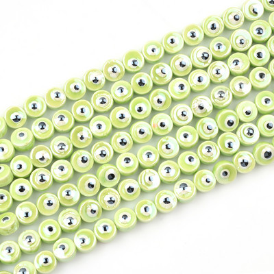 8MM10MM Perle za oči s dvostrukim licem Keramičke perle Trgovina Spacer Evil Charms za izradu nakita Diy narukvica Abalorios Kralen