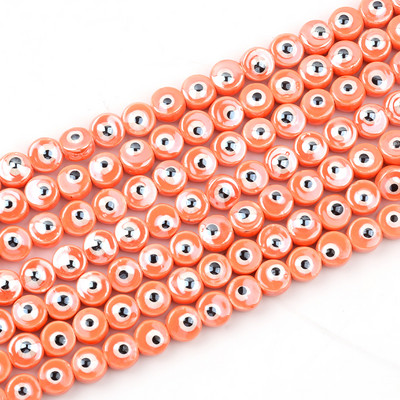 8MM10MM Perle za oči s dvostrukim licem Keramičke perle Trgovina Spacer Evil Charms za izradu nakita Diy narukvica Abalorios Kralen