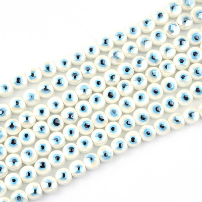 8MM10MM Perle za oči s dvostrukim licem Keramičke perle Trgovina Spacer Evil Charms za izradu nakita Diy narukvica Abalorios Kralen