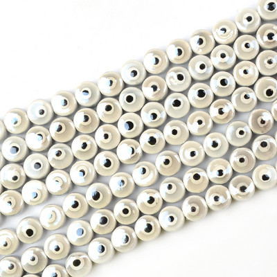 8MM10MM Perle za oči s dvostrukim licem Keramičke perle Trgovina Spacer Evil Charms za izradu nakita Diy narukvica Abalorios Kralen