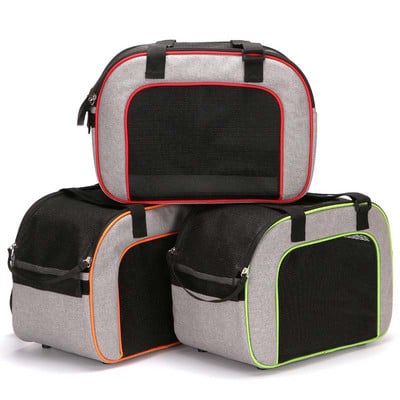 Pet Travel Dogs Carrier Раница Преносима Pets Travel Sleeping Cage Голяма външна котешка Carrier