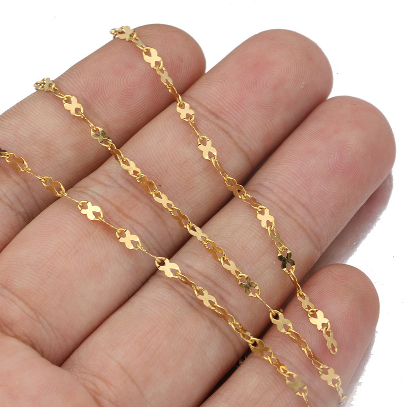 2 m/lot Novi plosnati ovalni oblik usana od nehrđajućeg čelika s beskonačnim simbolom s beskonačnim simbolom od nehrđajućeg čelika Nalazi za izradu nakita DIY