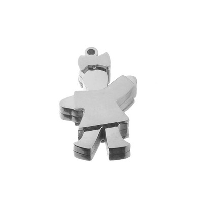 5 komada visokokvalitetnog pozlaćenog nehrđajućeg čelika za dječake i djevojčice, mali privjesci, ogrlice s privjescima, polirani DIY pribor za izradu nakita