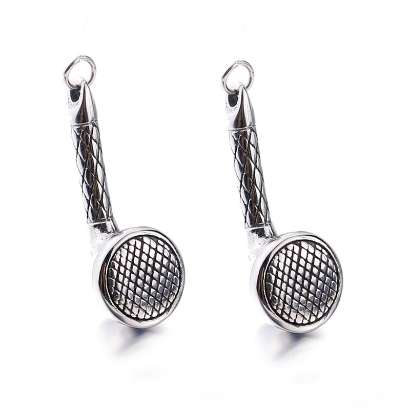 316L nehrđajući čelik 3D glazbeni privjesci za slušalice Privjesci za retro hip hop izradu nakita Dodaci za DIY vodootporne ogrlice