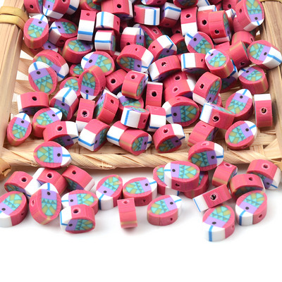 30 kom/Part slatke mješavine riba perle od polimerske gline labave perle s odstojnicima za izradu nakita Narukvica DIY pribor Rukotvorine od perli