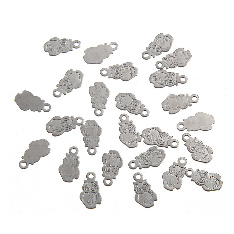 20 kom/lot Privjesci sova od nehrđajućeg čelika Privjesci za DIY Ogrlica Narukvica Pribor za izradu nakita Pribor Ručna izrada