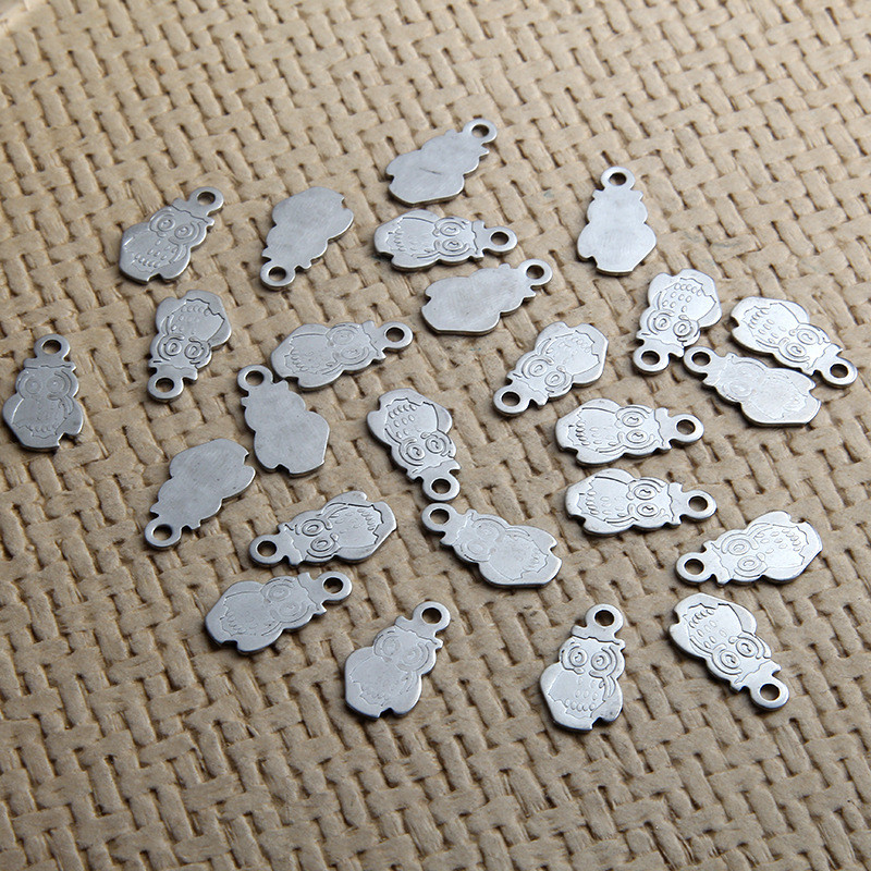 20 kom/lot Privjesci sova od nehrđajućeg čelika Privjesci za DIY Ogrlica Narukvica Pribor za izradu nakita Pribor Ručna izrada