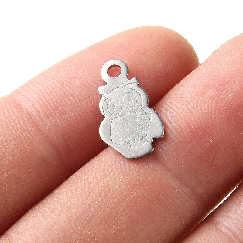 20 kom/lot Privjesci sova od nehrđajućeg čelika Privjesci za DIY Ogrlica Narukvica Pribor za izradu nakita Pribor Ručna izrada