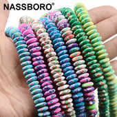 Šareni plosnati okrugli odstojnici od 10 mm, perle od polimerske gline, odstojnik, slobodne perle za izradu nakita, narukvica s privjescima, ogrlica, uradi sam