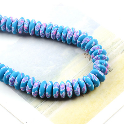 Šareni plosnati okrugli odstojnici od 10 mm, perle od polimerske gline, odstojnik, slobodne perle za izradu nakita, narukvica s privjescima, ogrlica, uradi sam