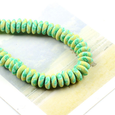 Šareni plosnati okrugli odstojnici od 10 mm, perle od polimerske gline, odstojnik, slobodne perle za izradu nakita, narukvica s privjescima, ogrlica, uradi sam