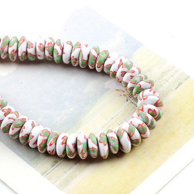 Šareni plosnati okrugli odstojnici od 10 mm, perle od polimerske gline, odstojnik, slobodne perle za izradu nakita, narukvica s privjescima, ogrlica, uradi sam