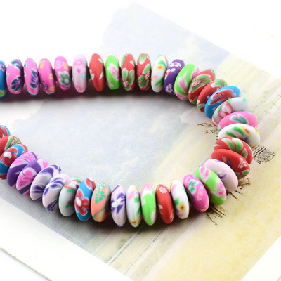 Šareni plosnati okrugli odstojnici od 10 mm, perle od polimerske gline, odstojnik, slobodne perle za izradu nakita, narukvica s privjescima, ogrlica, uradi sam