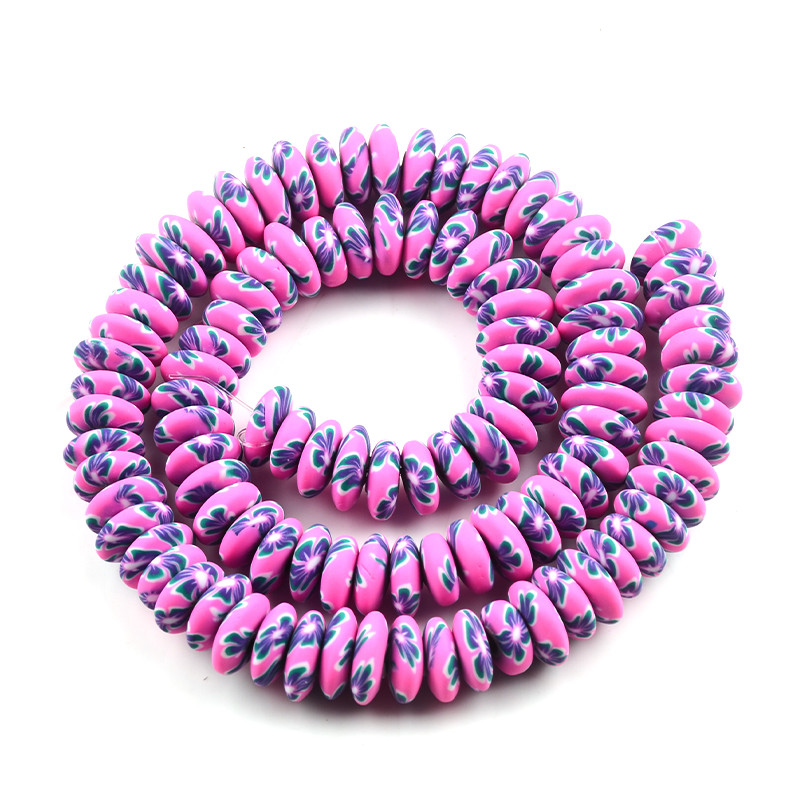 Šareni plosnati okrugli odstojnici od 10 mm, perle od polimerske gline, odstojnik, slobodne perle za izradu nakita, narukvica s privjescima, ogrlica, uradi sam