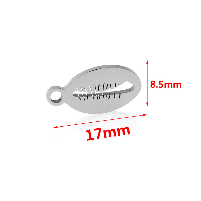 5 komada DIY malenih plutajućih privjesaka od nehrđajućeg čelika za poliranje od pozlaćenih školjki za materijal za izradu nakita