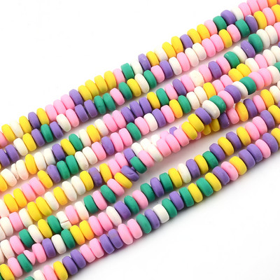 3X7MM šarene abakus perle perle od polimerske gline za izradu nakita labava perla odstojnika DIY ručno izrađeni dodaci za nakit