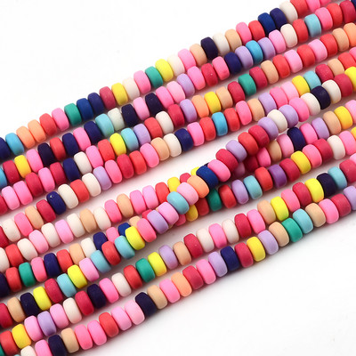 3X7MM šarene abakus perle perle od polimerske gline za izradu nakita labava perla odstojnika DIY ručno izrađeni dodaci za nakit