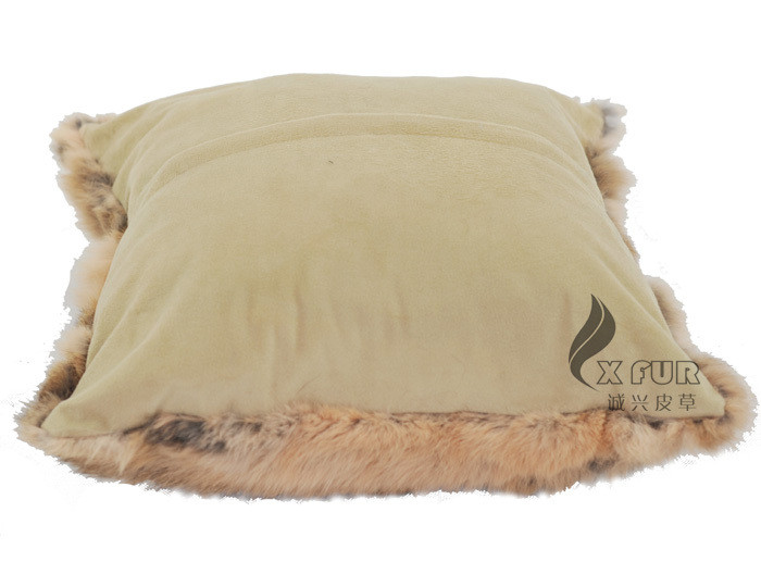 Besplatna dostava CX-D-17C Jastuk za krevet od patchwork originalnog zečjeg krzna ~ DOSTAVKA PO VAŠOJ DOSTAVI