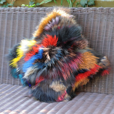 CX-D-96B Novi proizvodi Navlaka za sofu od krzna srebrne lisice