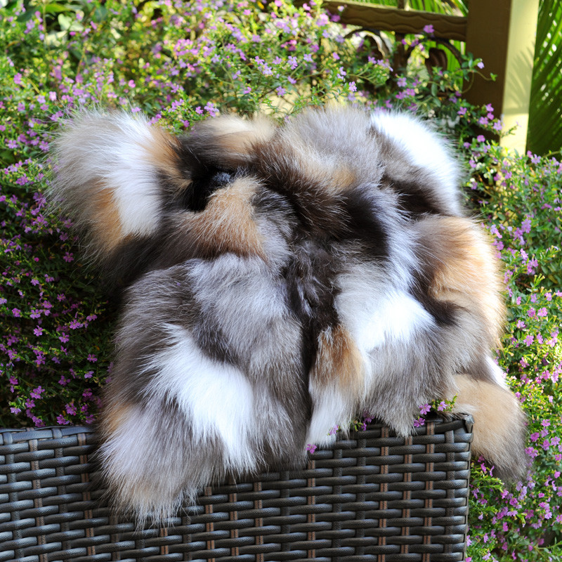 CX-D-96B Novi proizvodi Navlaka za sofu od krzna srebrne lisice