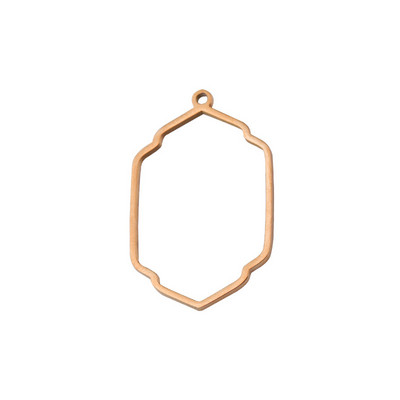 5pcs/lot Poliranje Izdubljeni lepezasti ukrasni konektori za privjeske od nehrđajućeg čelika Bohemia šarm DIY naušnice Izrada nakita