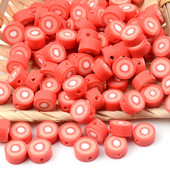 30 kom/lot čips od crvene mrkve, perle od polimerske gline, labave perle za izradu nakita, narukvica, DIY, dodaci za nakit