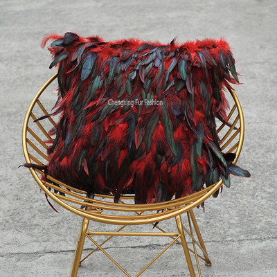 BESPLATNA DOSTAVA CX-D-70E Jastučnica, jastučnica od pravog prirodnog krzna od purećeg perja