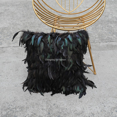 BESPLATNA DOSTAVA CX-D-70E Jastučnica, jastučnica od pravog prirodnog krzna od purećeg perja