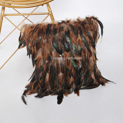 BESPLATNA DOSTAVA CX-D-70E Jastučnica, jastučnica od pravog prirodnog krzna od purećeg perja